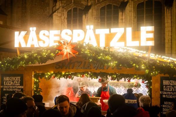 Spätzlehütte auf dem Braunschweiger Weihnachtsmarkt